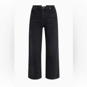 NWT FRAME DENIM The Wide Crop High-Rise Wide-Leg Jeans Size 27 5603